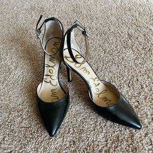Sam Edelman Black Pointed Toe Stiletto Heels